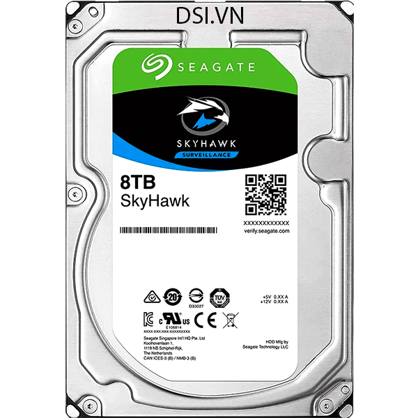 Seagate SkyHawk AI 8TB 3.5-inch Surveillance Hard Drive