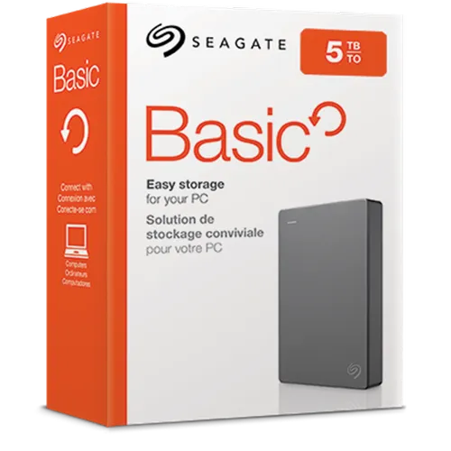 Seagate Basic Portable Drive 5TB USB 3.0