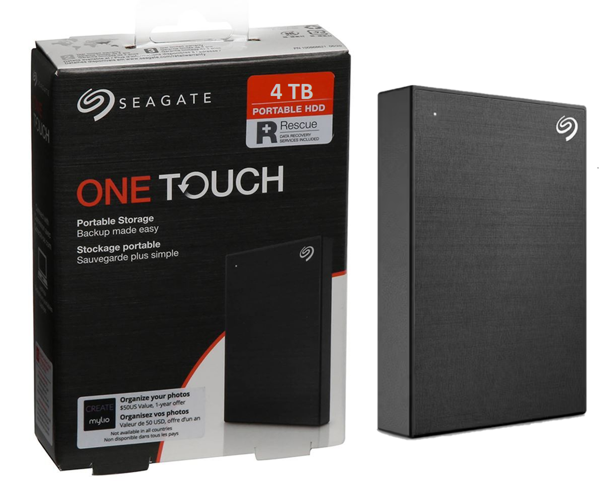 Seagate One Touch 4TB External Hard Drive