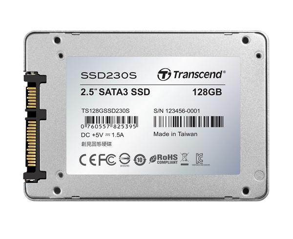 Transcend 128GB SSD230 2.5-inch SATA III Solid State Drive
