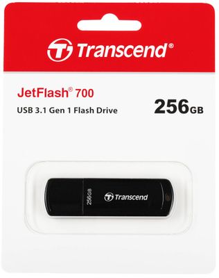 Transcend JetFlash 700 256GB USB 3.1 Gen 1 Flash Drive