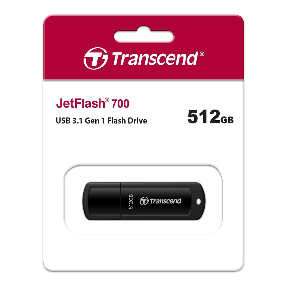 Transcend JetFlash 700 512GB USB 3.1 Gen 1 Flash Drive