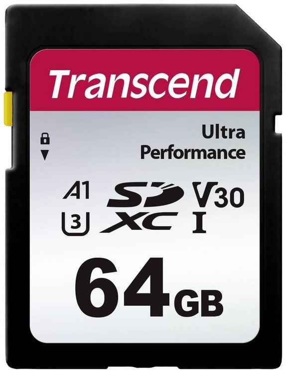 Transcend 340S 64GB Ultra Performance SDXC UHS-I U3 V30 A2 C10 SD Card