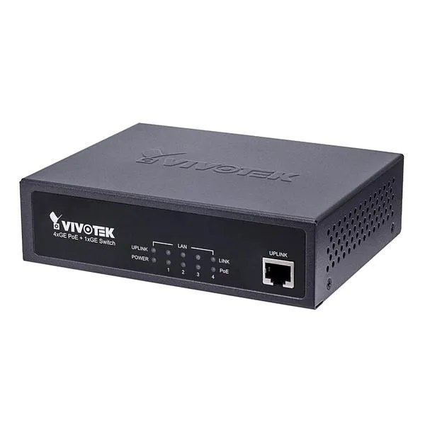 Vivotek Unmanaged 4xGE PoE + 1xGE Switch