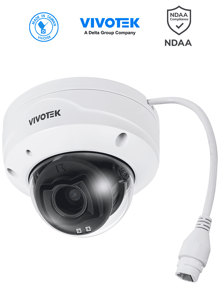 Vivotek FD9383-HTV 5MP Dome Camera with 2.8-12mm Lens and 30m IR