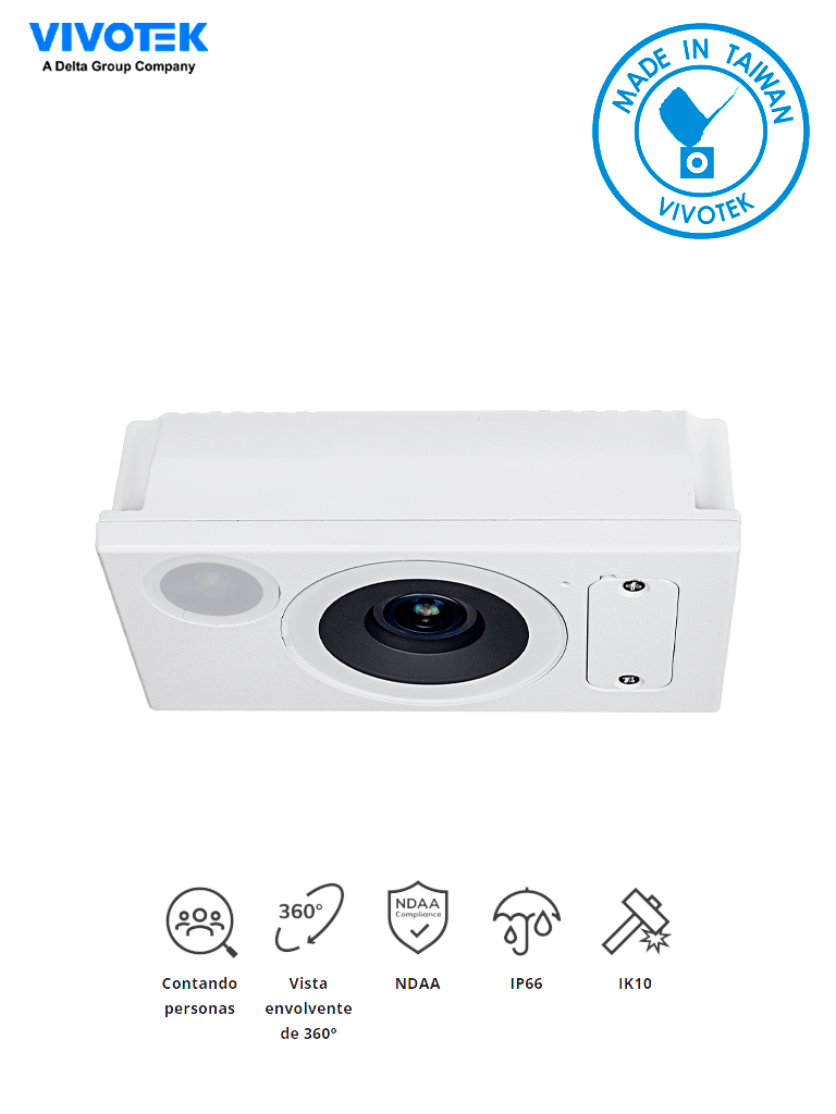 Vivotek SC9133 Indoor/Outdoor 3MP People Counting Camera