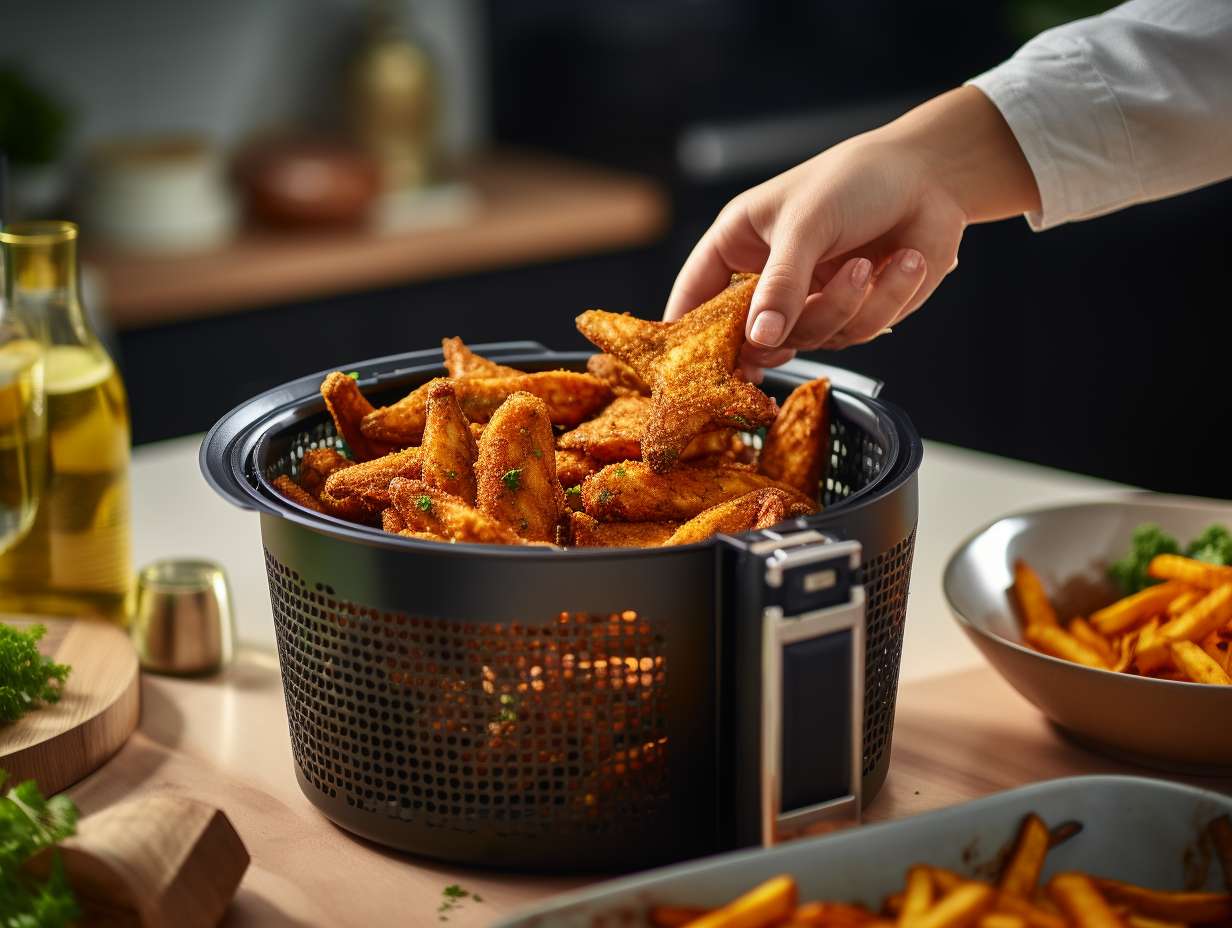 Step-by-step guide on dismantling an air fryer basket