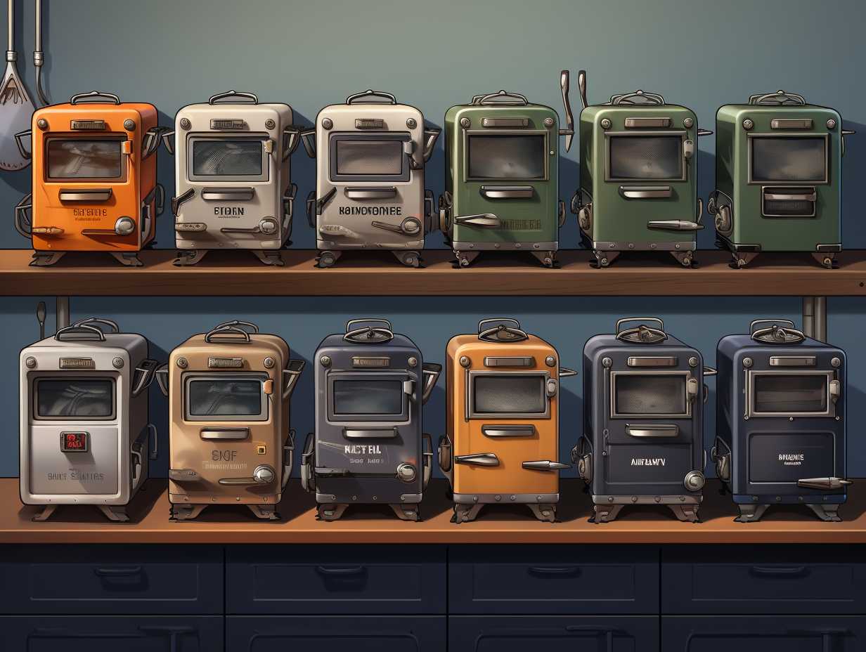 A row of camp ovens of varying sizes arranged neatly to depict the importance of finding the perfect fit