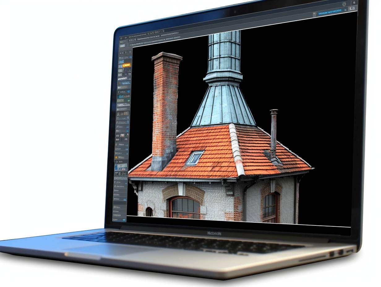 Diagram showcasing the inner workings of chimney inspection software with detailed processes and functions