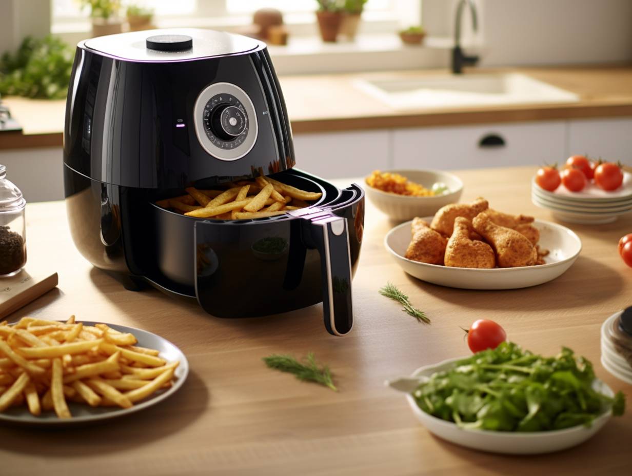 Side-by-side comparison of the Actifry Air Fryer and an unnamed competitor, showcasing Actifry's affordable cost and superior value for money with high-quality build and additional features.