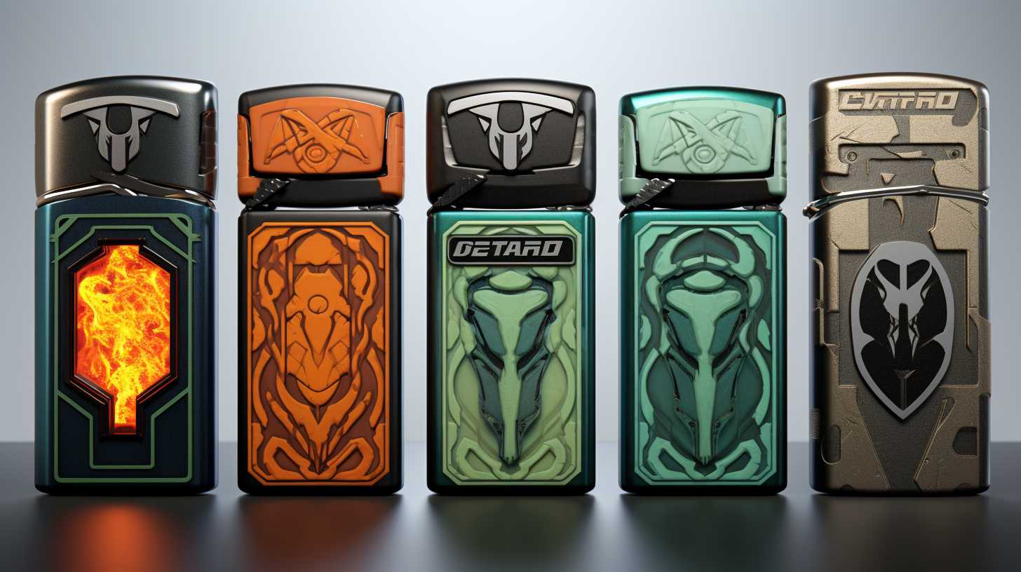 A variety of alternative fuel sources for Zippo lighters, including denatured alcohol, lighter fluid, butane, and other potential options, showcased in an image emphasizing their suitability for Zippo lighters.