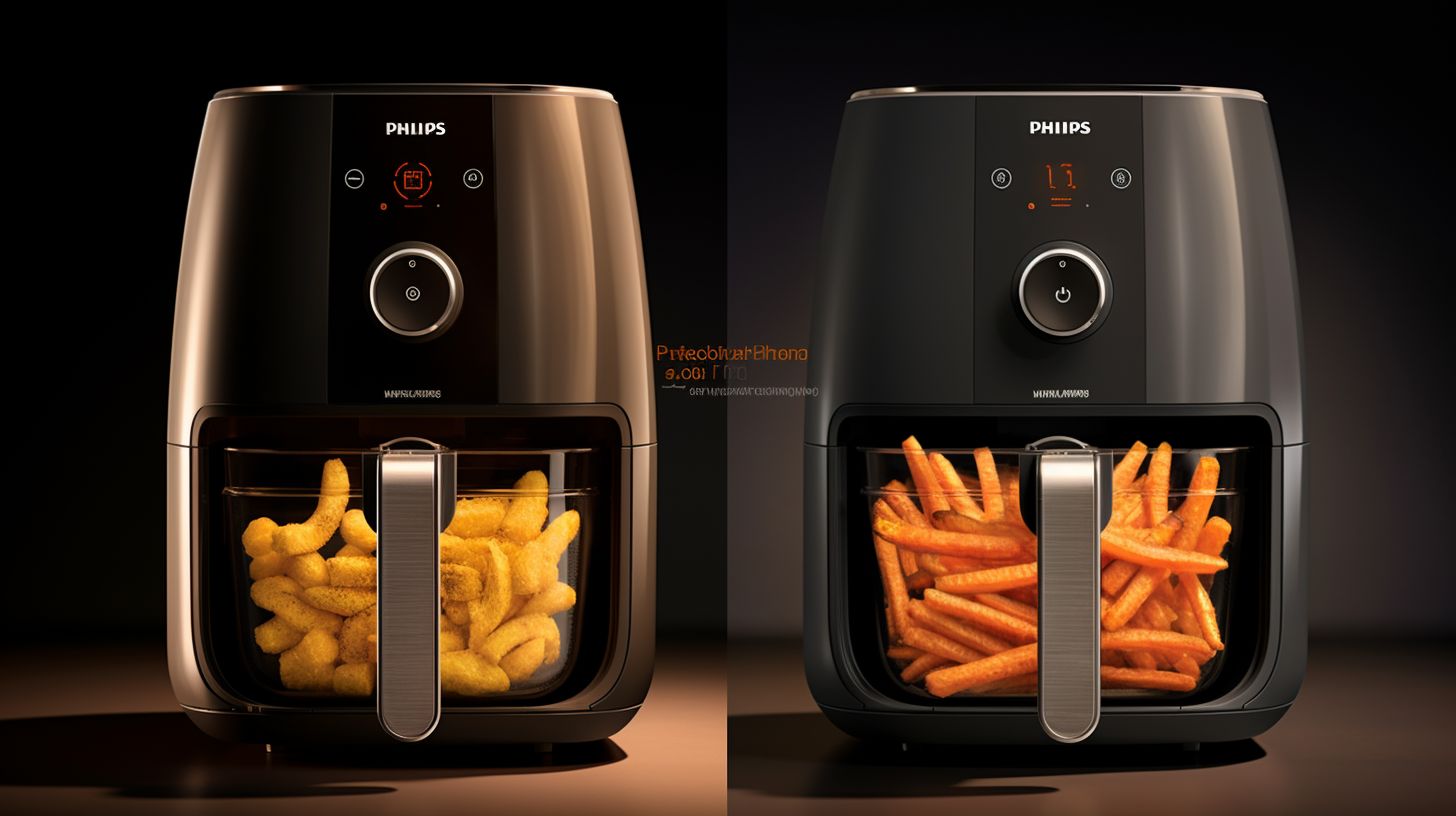 Two vibrant and modern kitchen appliances side by side