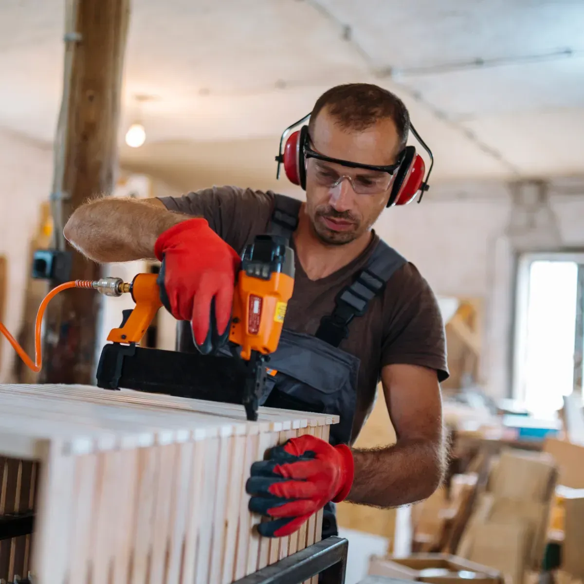 contractor in work