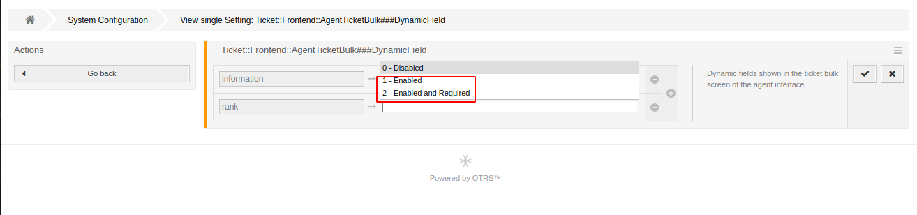 Config DynamicField