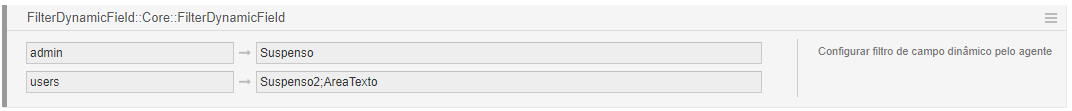 Config show dynamic field on group selected