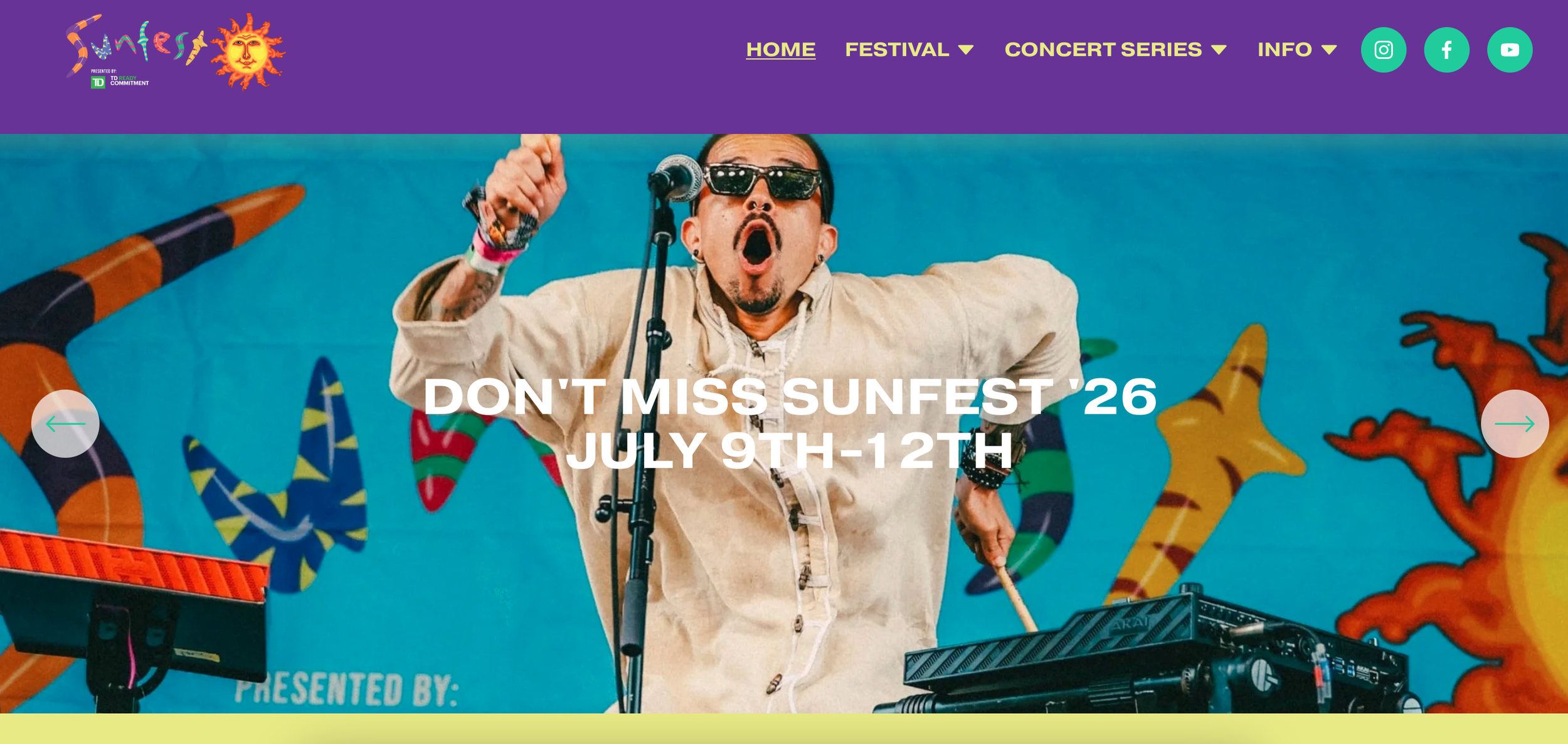TD Sunfest music festival in London, Ontario, Canada