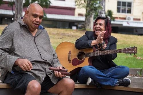Shellie Morris and Kutcha Edwards