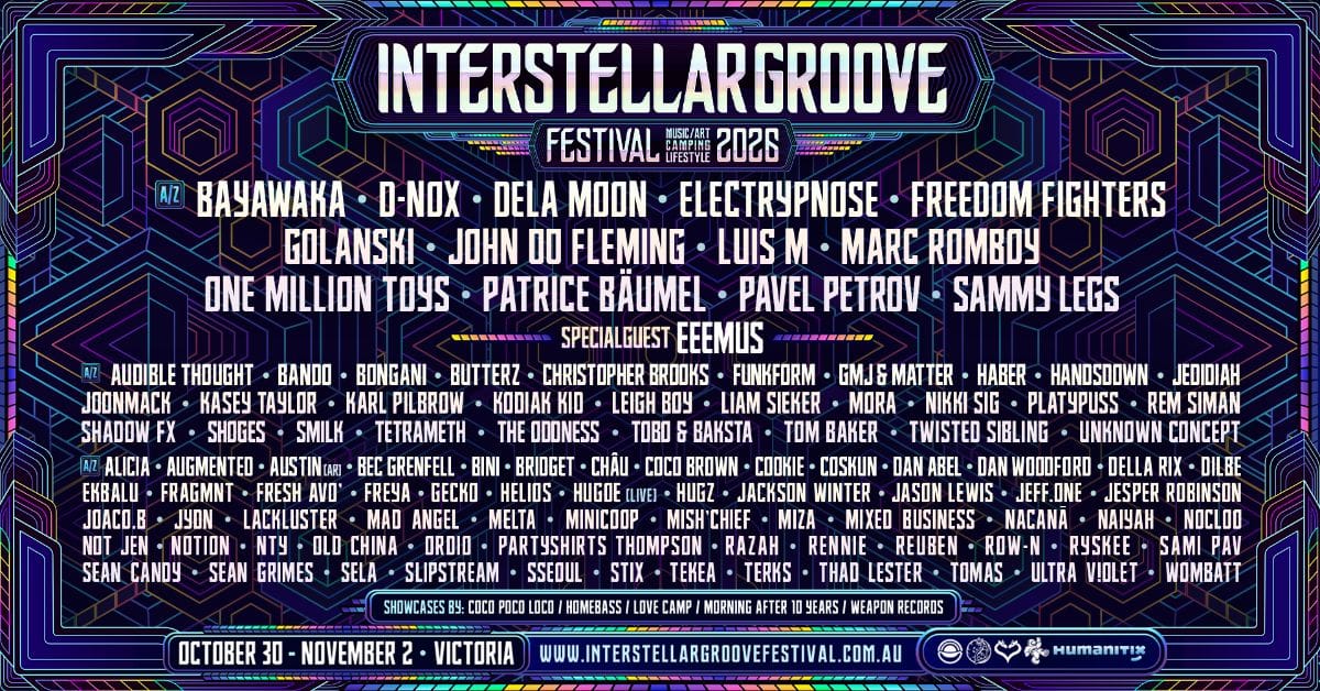 Interstellar Groove Festival House festival in Australia