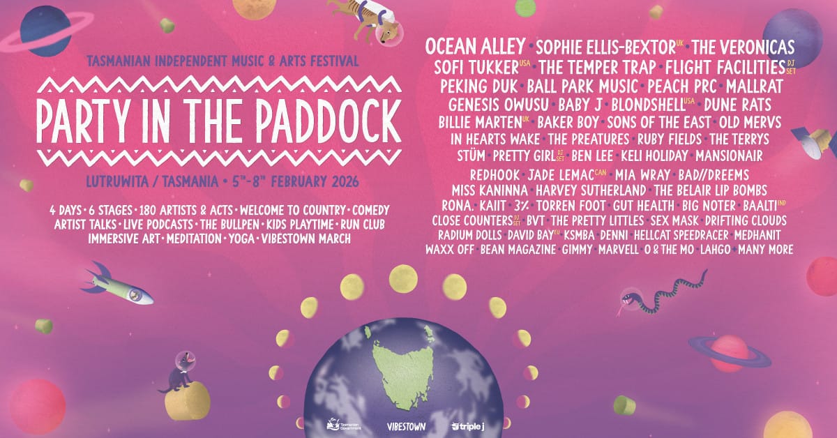 Party in the Paddock Electronic festival in Australia