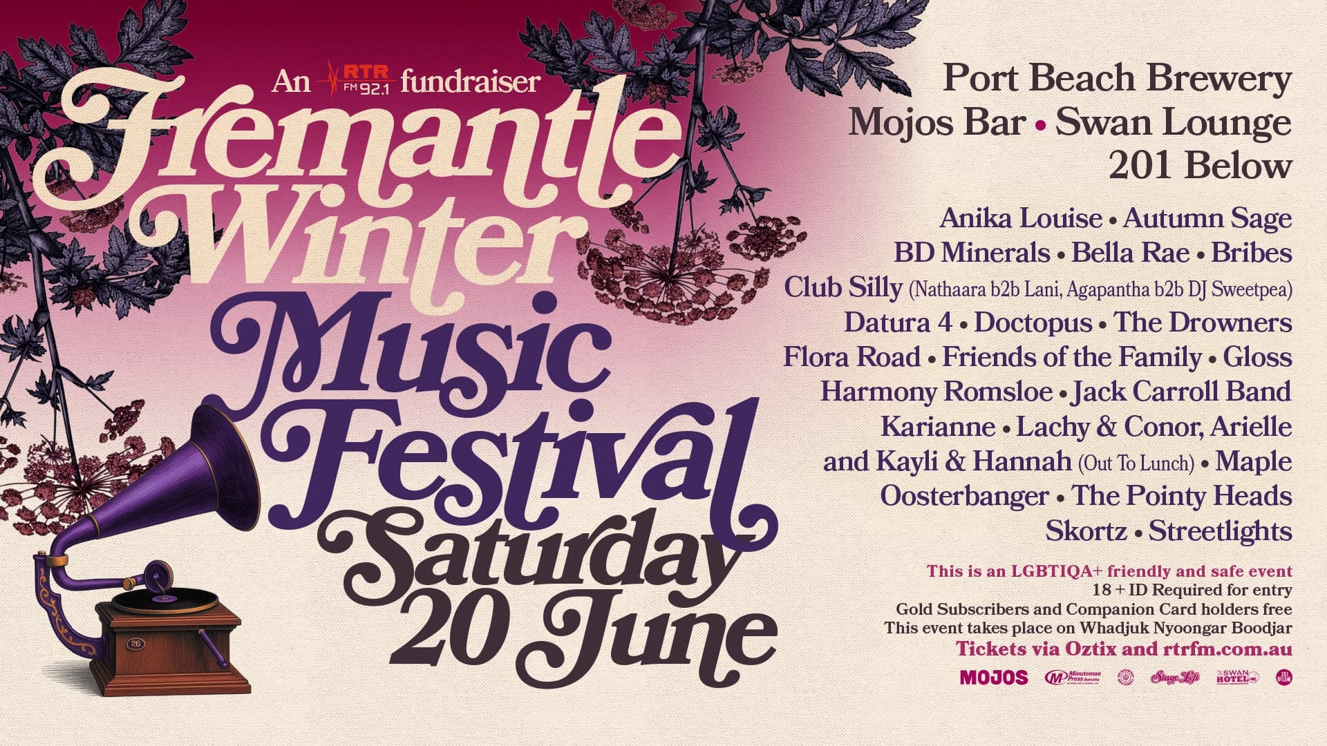 RTR FM's Fremantle Winter Festival Electronic festival in Australia