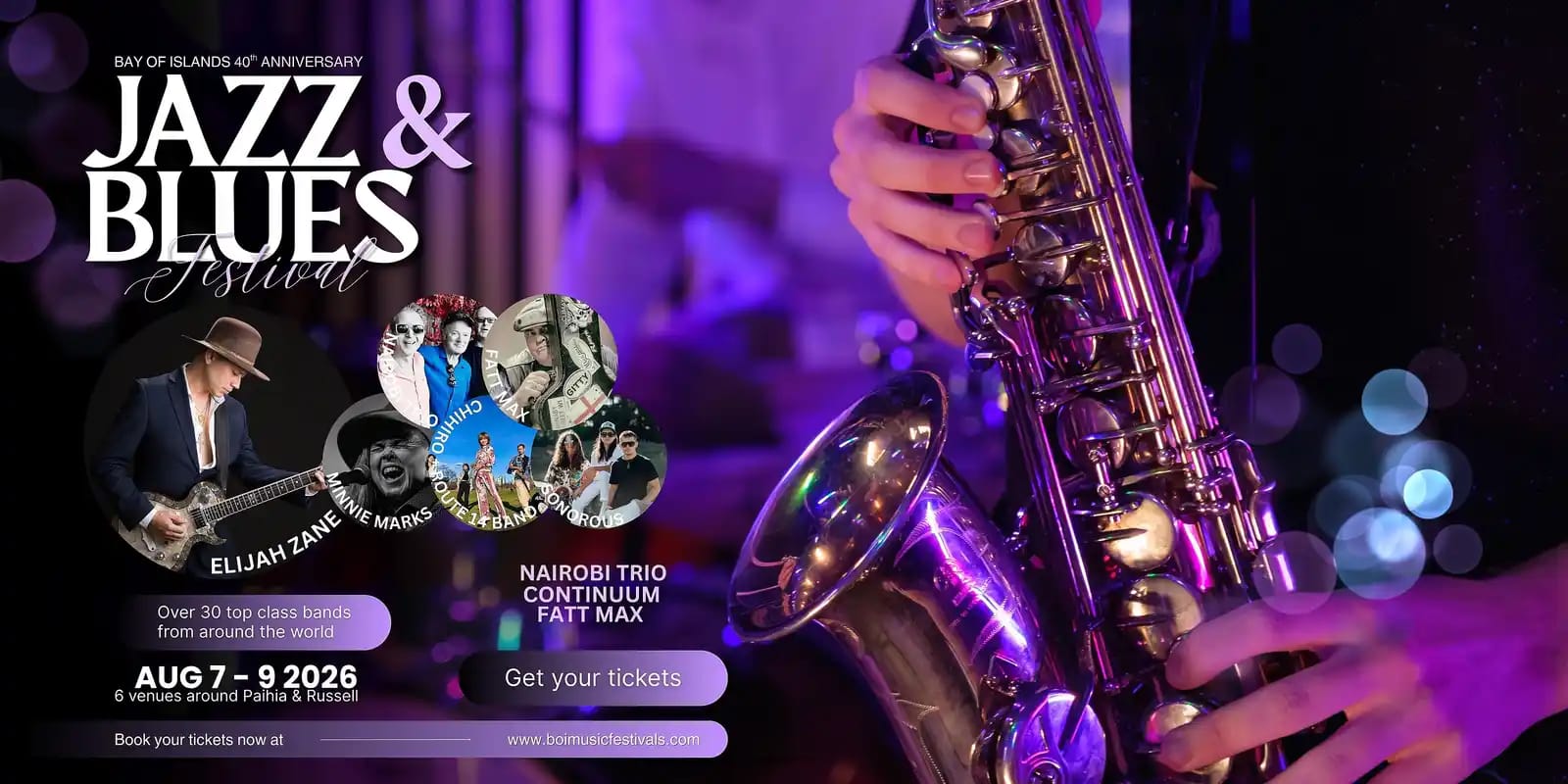 Bay of Islands Jazz & Blues Festival music festival in New Zealand