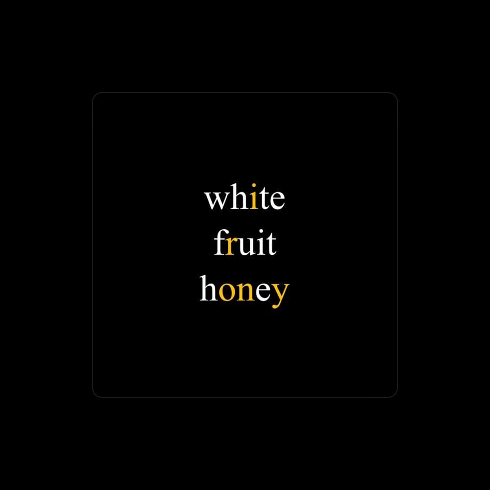 White Fruit Honey