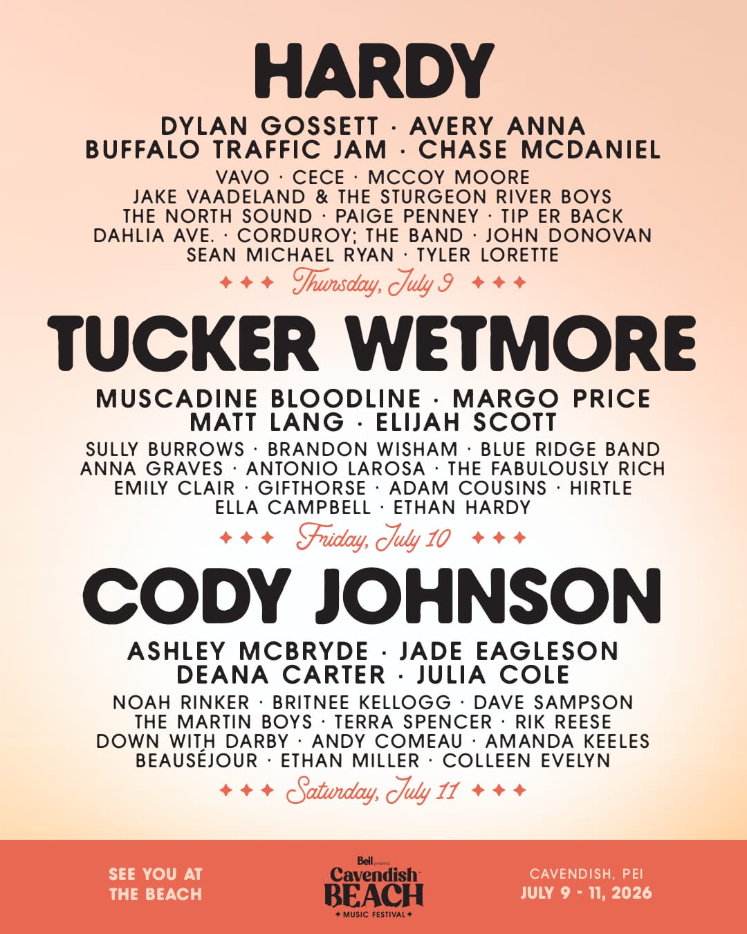 Cavendish Beach Music Festival