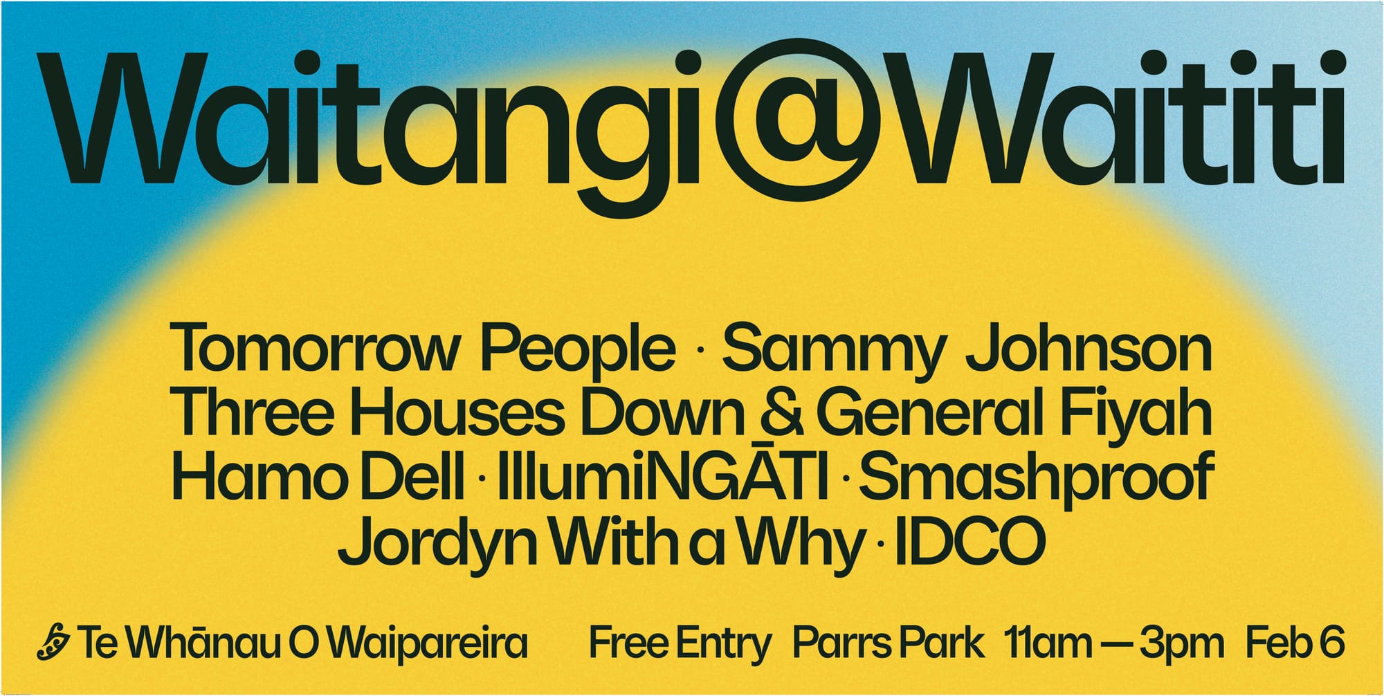 Waitangi @ Waititi music festival in New Zealand