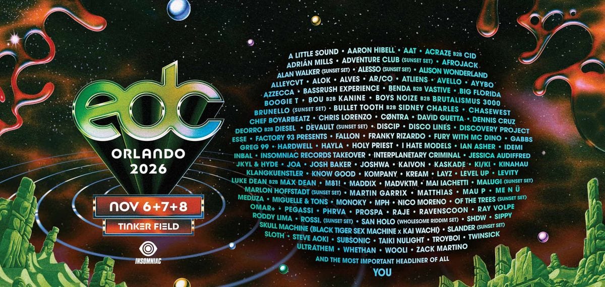 EDC Orlando music festival in USA