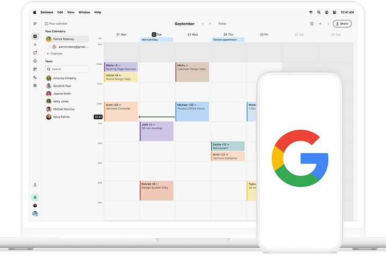 Reserve with google desktop