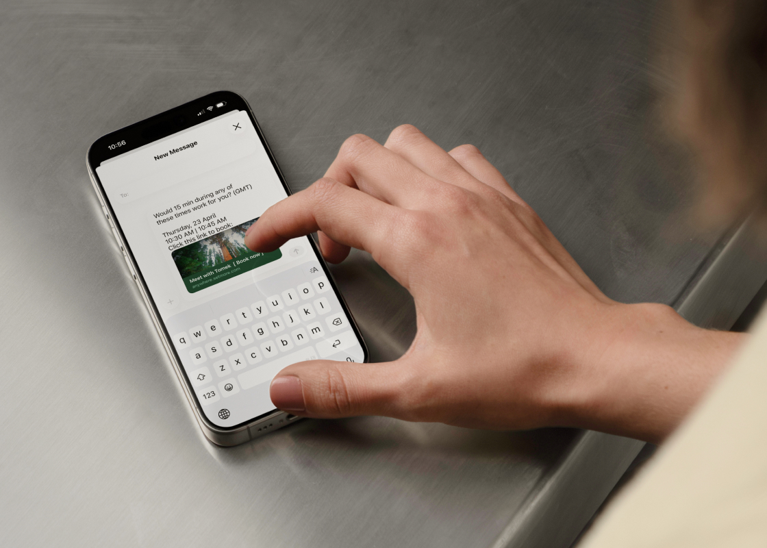 one time meeting sharing on mobile