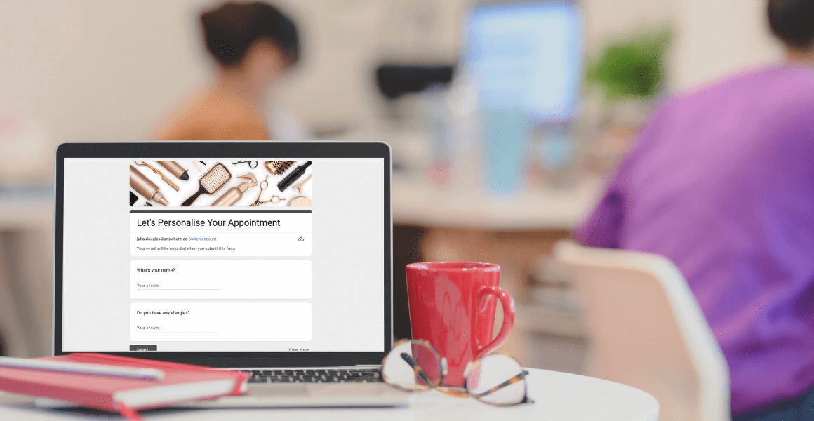 online booking form