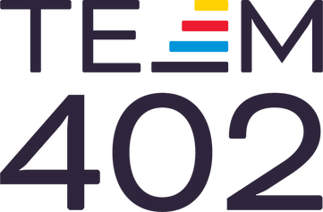 402 Volleyball logo