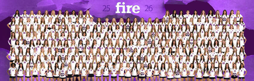 Fort Worth Fire Volleyball Club logo