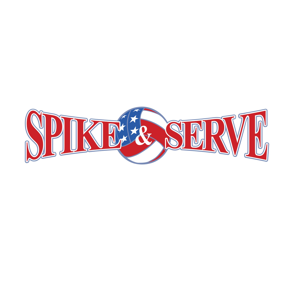 Spike and Serve Volleyball Club logo