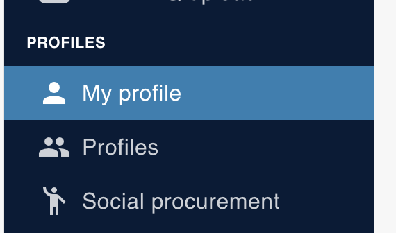 My profile