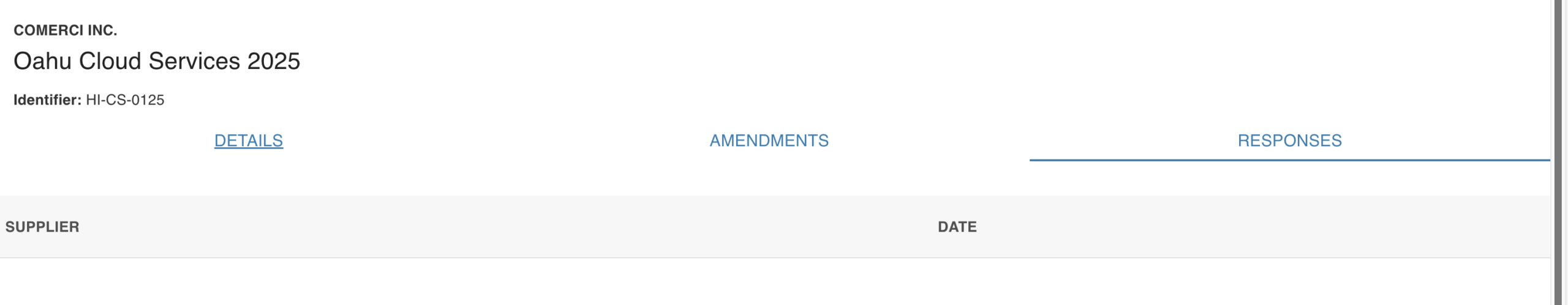 RFP responses