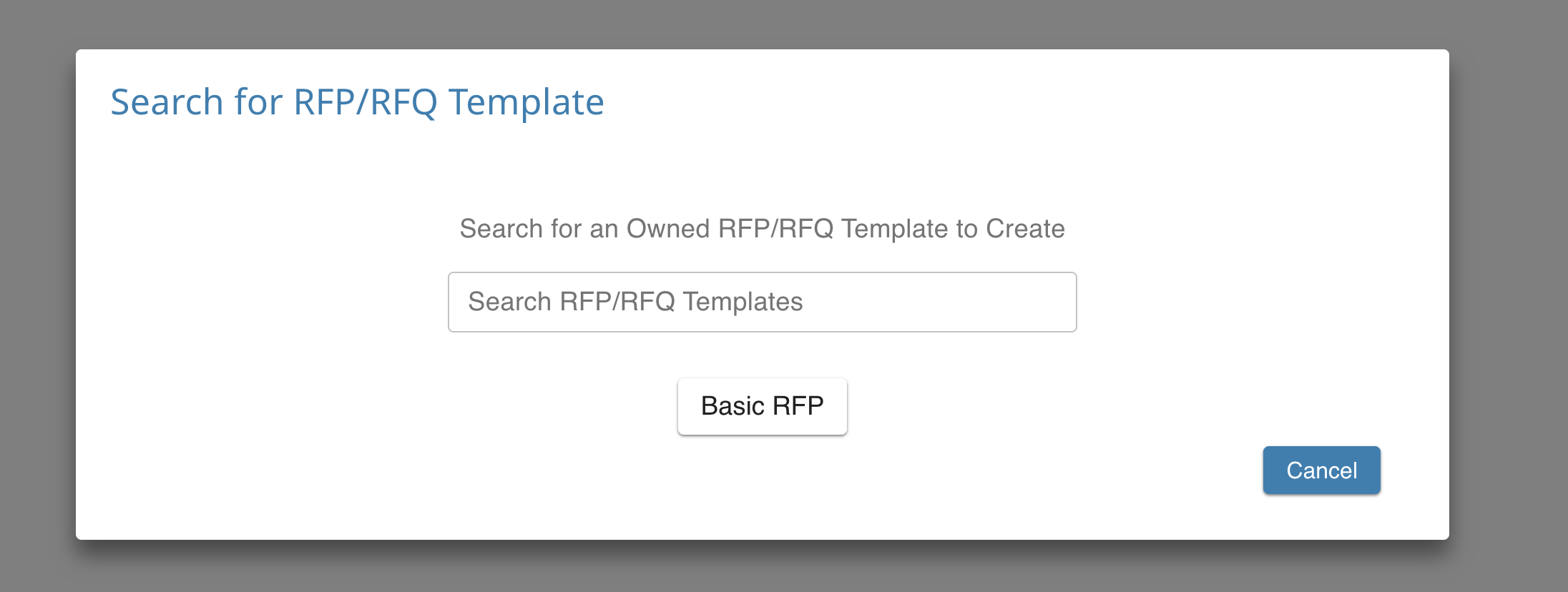 RFP Upload II