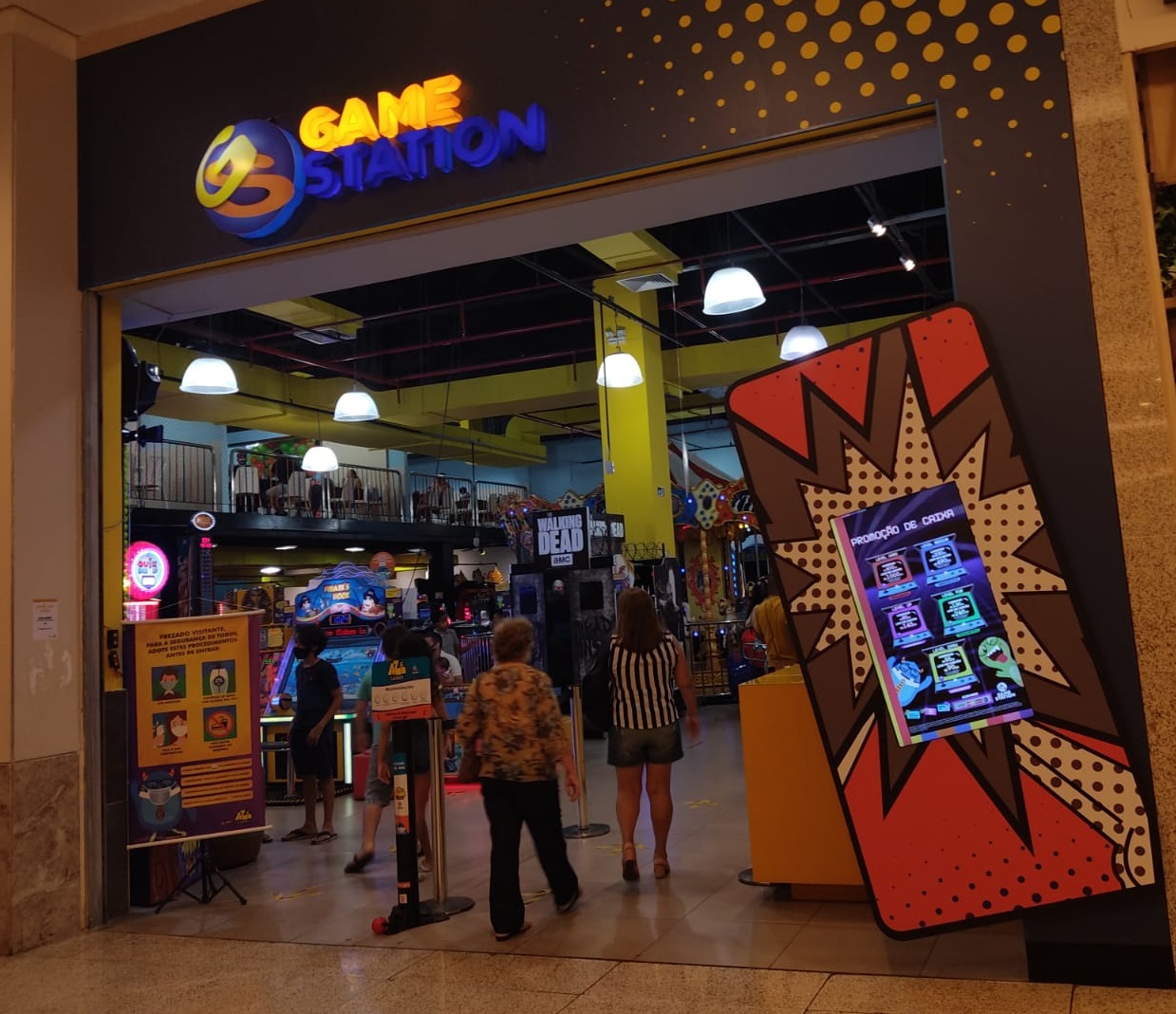 Salão de Jogos Arcade Norte Shopping Porto 