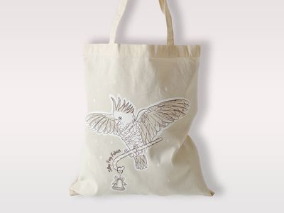 Beige Cockatoo Parrot Bag