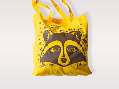 Yellow Raccoon Bag