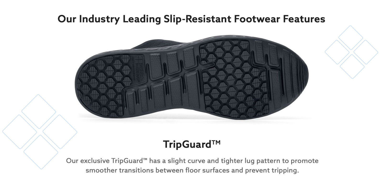 Exclusive Shoes For Crews tripguard outsole technology 