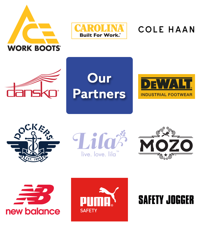 All Shoes For Crews Partner Logos