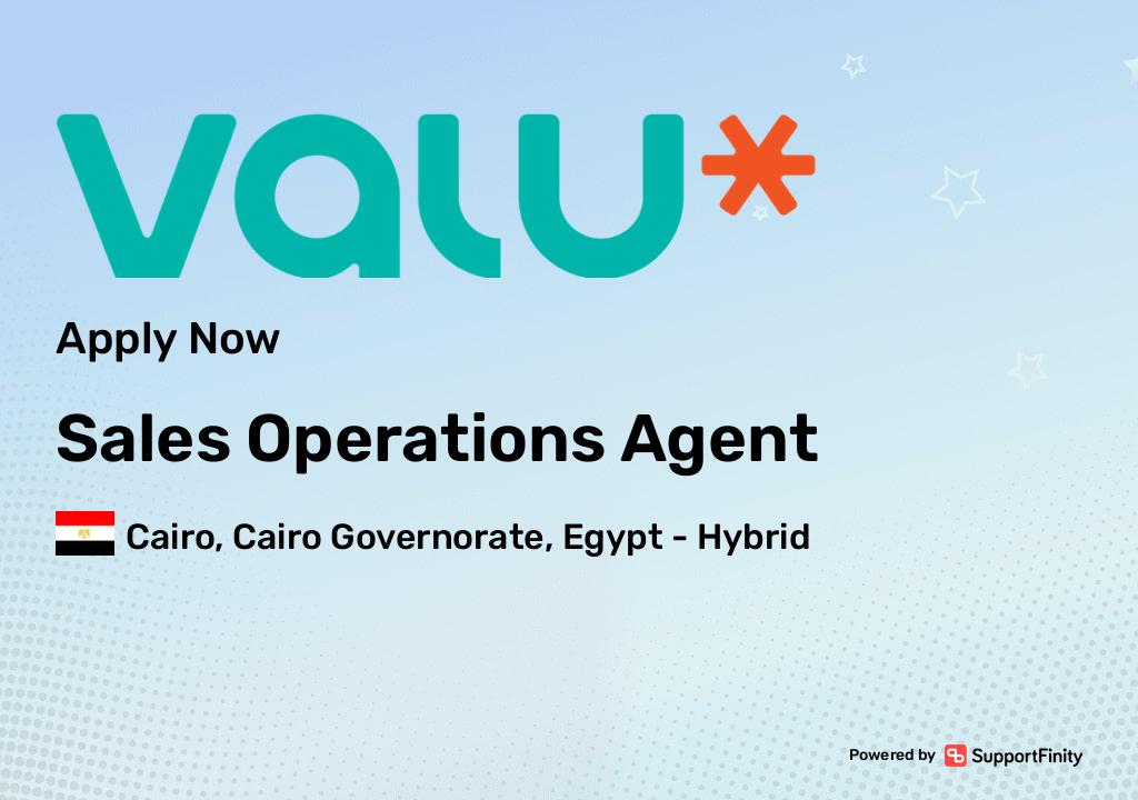 Apply for Sales Operations Agent at valU