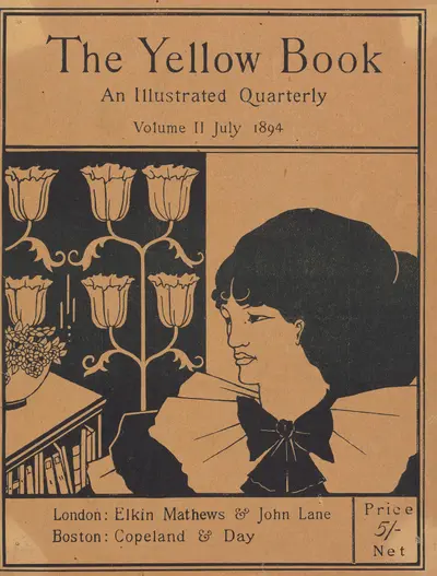 „The Yellow Book: iliustruotas ketvirtinis leidinys“ viršelis, II tomas, 1894 m. liepa