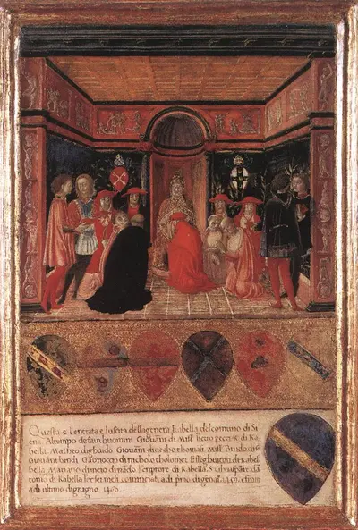 Popiežius Pijus II paskiria savo sūnėną kardinolu