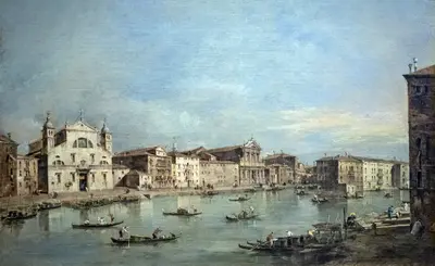 Didysis kanalas su Santa Lucia ir Santa Maria di Nazareth