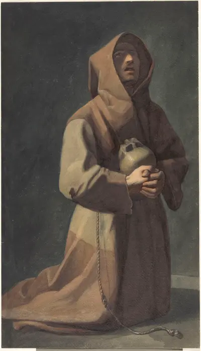 Medituojantis šventasis Pranciškus