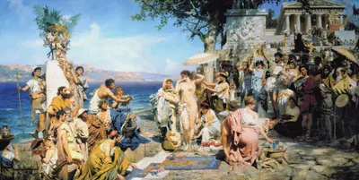 Frinė Poseidono šventėje Eleusine