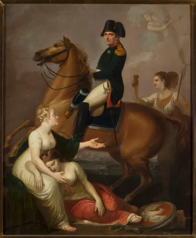 Alegorinė scena su Napoleonu